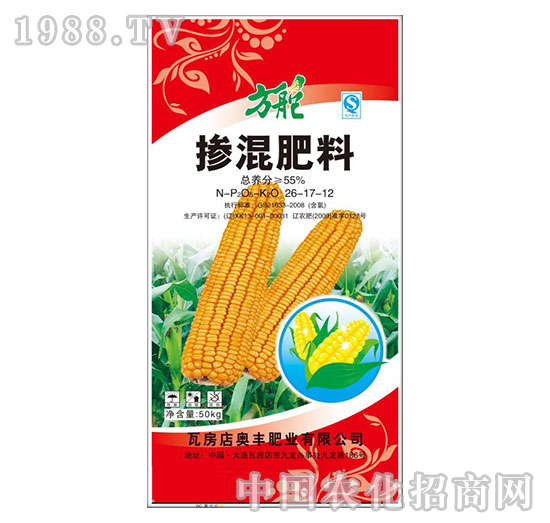 摻混肥料26-17-12-方舵-奧豐