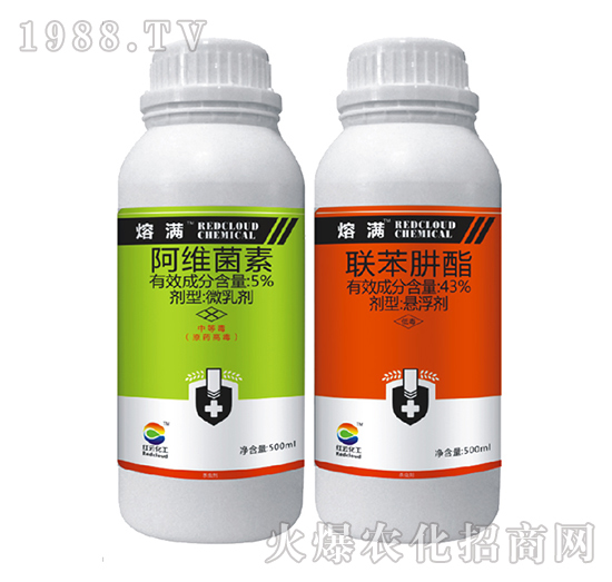 5%阿維菌素+43%聯(lián)苯菊酯-熔滿-紅云化工