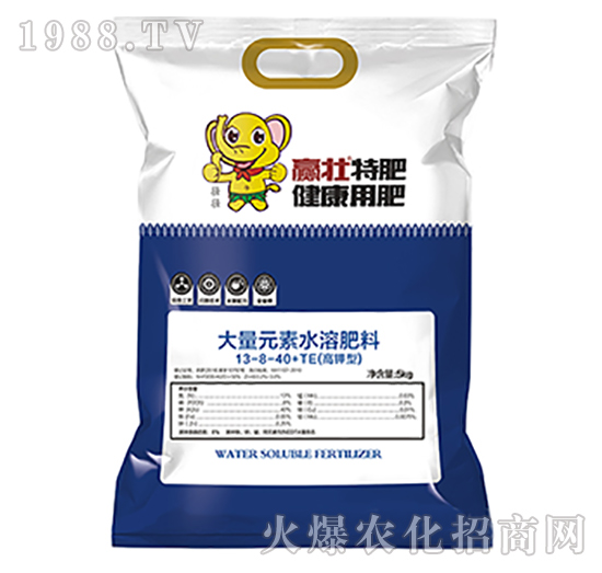 高鉀型大量元素水溶肥料13-8-40+TE-贏壯-派森農(nóng)化