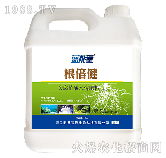 含腐植酸水溶肥料-倍根健-藍(lán)能量