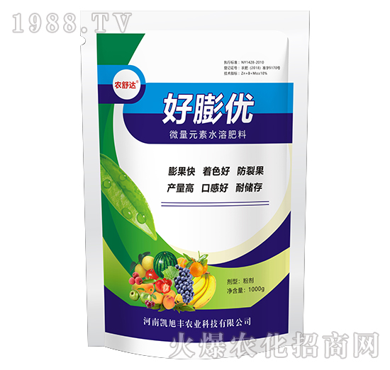 微量元素水溶肥料-好膨優(yōu)-農(nóng)舒達(dá)-凱旭豐