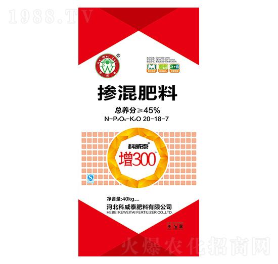 摻混肥料20-8-7-增300(小麥肥）-科威泰