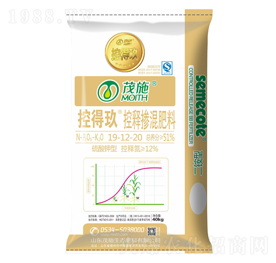 控釋摻混肥料19-12-20-控得玖-茂施