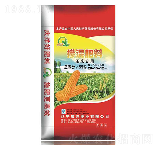 玉米專用摻混肥料28-15-12-慶洋肥業(yè)