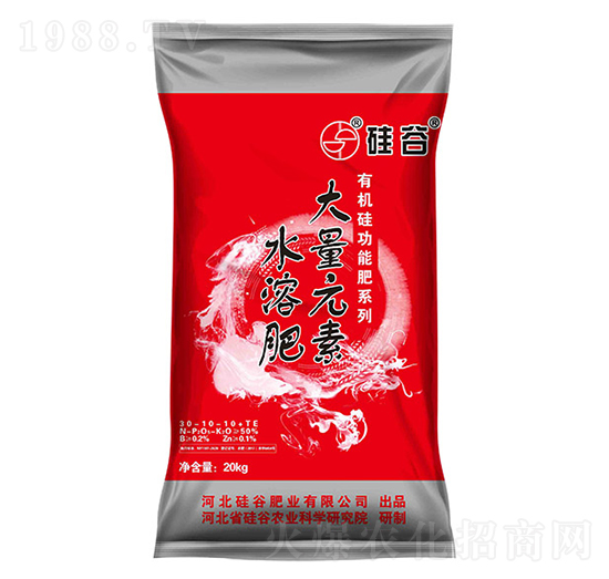 大量元素水溶肥料30-10-10+TE-硅谷肥業(yè)