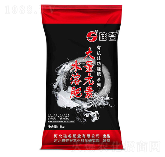 5kg大量元素水溶肥料27-13-10+TE-硅谷肥業(yè)