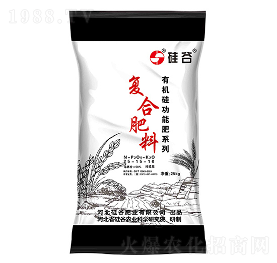 有機(jī)硅大田高塔復(fù)合肥料25-15-10-硅谷肥業(yè)