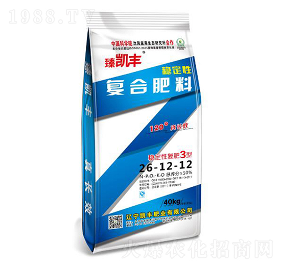 穩(wěn)定性復(fù)合肥料26-12-12-臻凱豐-凱豐肥業(yè)