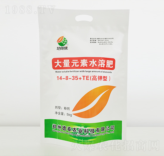 高鉀型大量元素水溶肥料14-8-35+TE-地飽康-德奉農(nóng)業(yè)