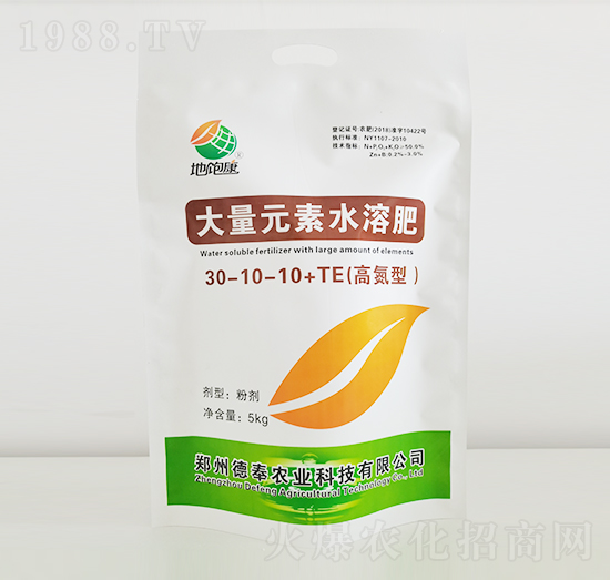 高氮型大量元素水溶肥料30-10-10+TE-地飽康-德奉農(nóng)業(yè)