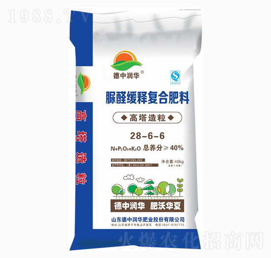 脲醛緩釋復(fù)合肥料28-6-6-德中潤華