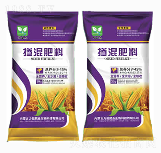 小麥玉米專用摻混肥料11-24-10-力能肥業(yè)