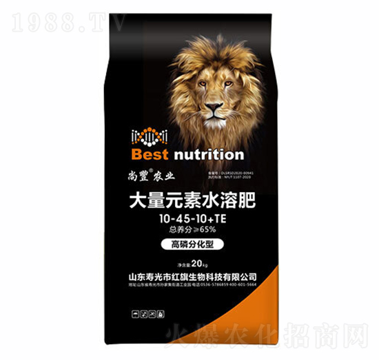 大量元素水溶肥料10-45-10+TE-尚豐-紅旗生物