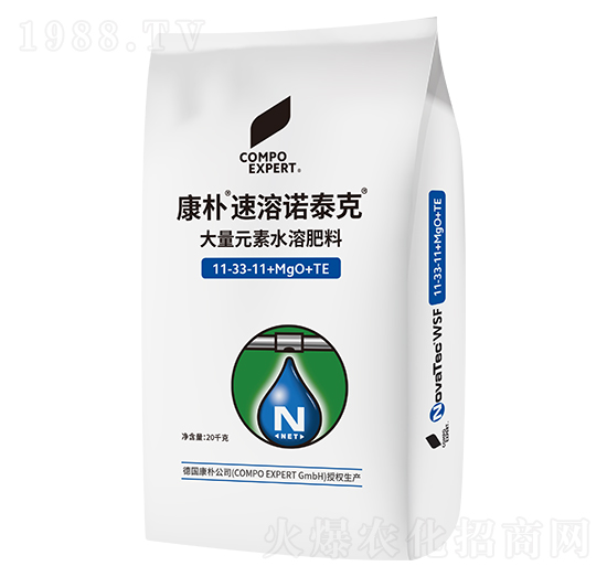 大量元素水溶肥料11-33-11+MgO+TE-康樸·速溶諾泰克-德華肥料