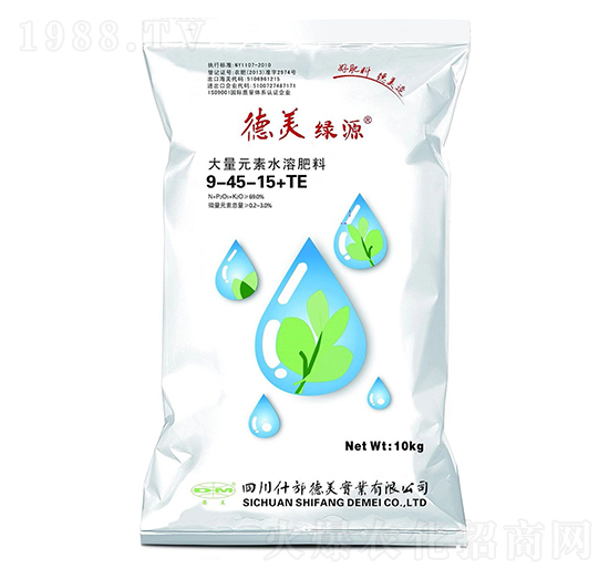 大量元素水溶肥料9-45-15+TE-德美綠源-德美實(shí)業(yè)