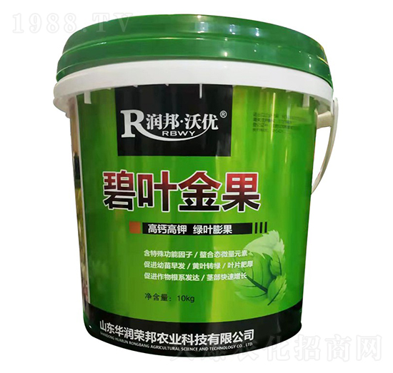 碧葉金果含氨基酸水溶肥料-潤(rùn)邦·沃優(yōu)-華潤(rùn)榮邦