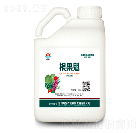 5kg含腐植酸水溶肥料-根果魁（腐植酸型）-青農(nóng)奇寶