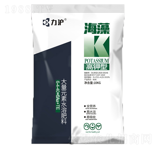 高鉀型大量元素水溶肥料64-40+6Aa+TE-力滬生物