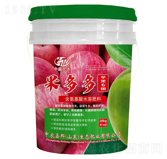 蘋果專用含氨基酸水溶肥料-果多多-中農(nóng)嘉邦