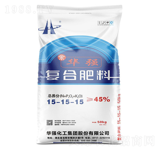 50kg復(fù)合肥料15-15-15-余華強(qiáng)-華強(qiáng)化工集團(tuán)