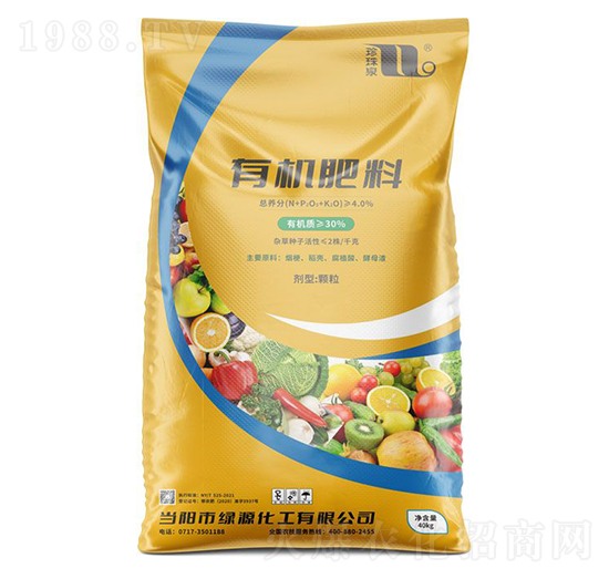 30%顆粒有機肥料（40kg）-珍珠泉-華強化工集團