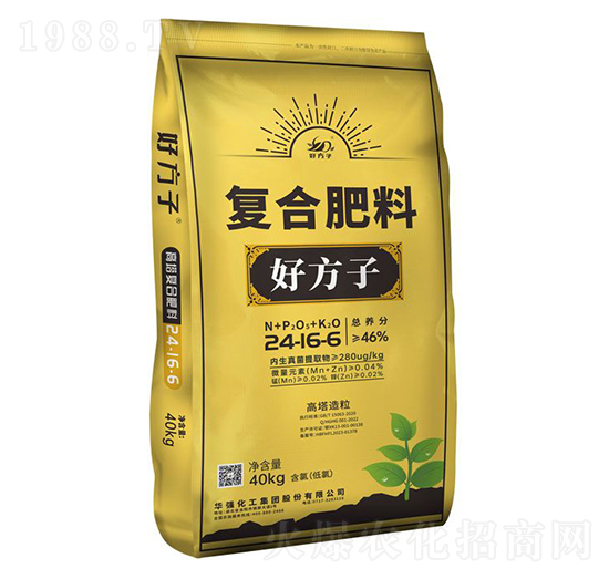 高塔造粒復(fù)合肥料24-16-6-好方子-華強化工集團(tuán)