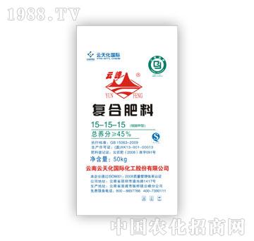 云天化-硫酸鉀型復(fù)合肥料15-15-15