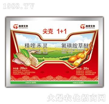 10%精喹禾靈+25%氟磺胺草醚（40g）-尖克1+1-鼎泰生物