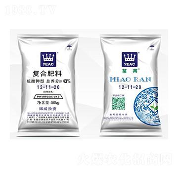 硫酸鉀型復(fù)合肥料12-11-20-苗苒農(nóng)化