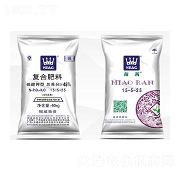 硫酸鉀型復(fù)合肥料15-5-25（40kg）-苗苒農(nóng)化