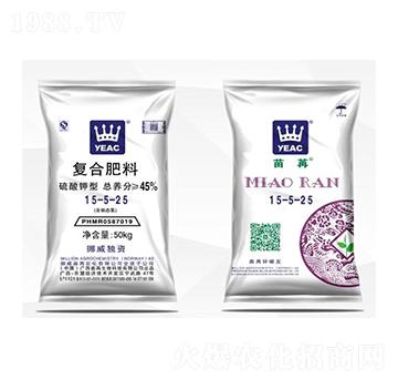 硫酸鉀型復(fù)合肥料15-5-25（50kg）-苗苒農(nóng)化