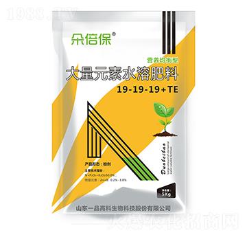 大量元素水溶肥料19-19-19+TE-朵倍保-百農思達