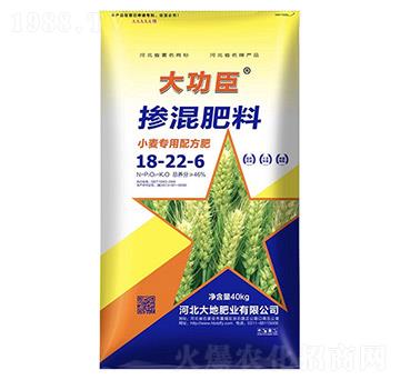 小麥專用摻混肥料18-22-6-大功臣-大地肥業(yè)