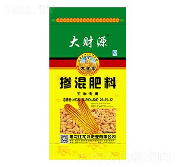 玉米專用摻混肥料26-15-12-大財源-龍興肥業(yè)