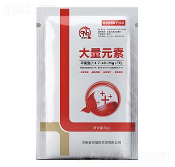 高鉀型大量元素水溶肥13-7-40+Mg+TE-諾倍琪