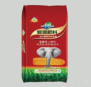 40kg活力素型玉米專用復(fù)混肥料28-6-6-神農(nóng)雨-神農(nóng)肥業(yè)