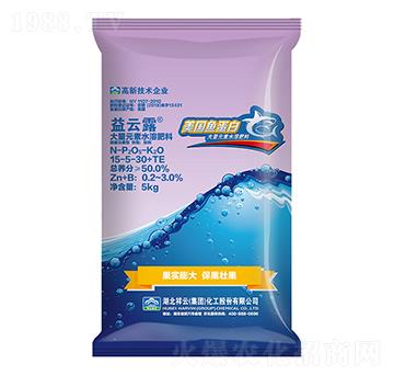 5kg大量元素水溶肥料15-5-30+TE-益云露-祥云化工