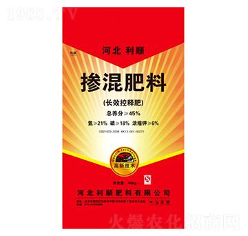 長效控釋摻混肥料21-18-6-河北利順