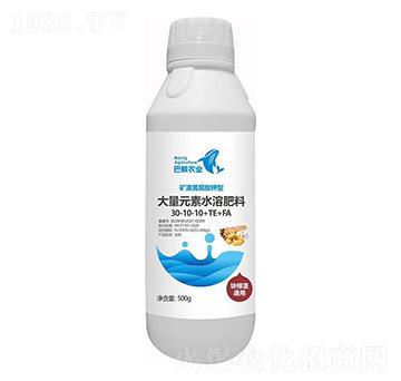 塊根莖通用礦源黃腐酸鉀型大量元素水溶肥料30-10-10+TE+FA 巴鯨農(nóng)業(yè)