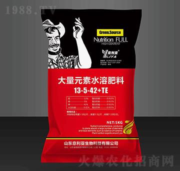 大量元素水溶肥料13-5-42+TE-意利亞