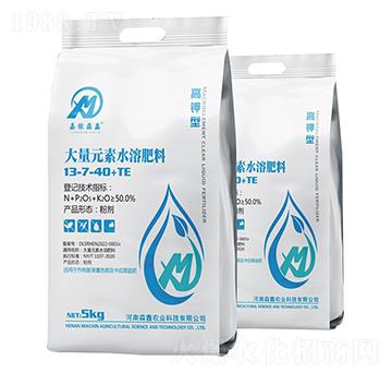 高鉀型大量元素水溶肥料13-7-40+TE-淼鑫農(nóng)業(yè)