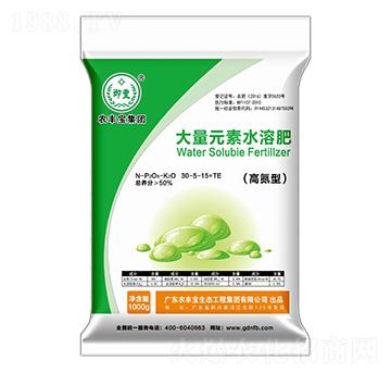 高氮型大量元素水溶肥料30-5-15+TE-農(nóng)豐寶