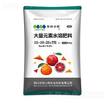 大量元素水溶肥料15-10-25+TE-農(nóng)技小院