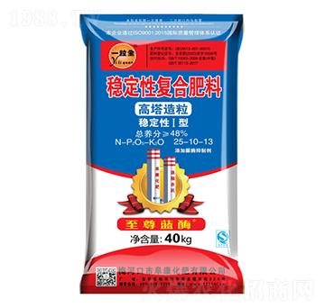 高塔造粒穩(wěn)定性復(fù)合肥料25-10-13-一粒全-阜康化肥